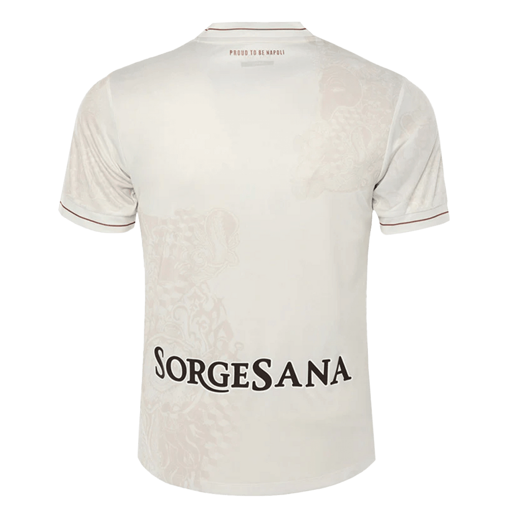 Napoli Away Football Shirt 2025/26 Sand