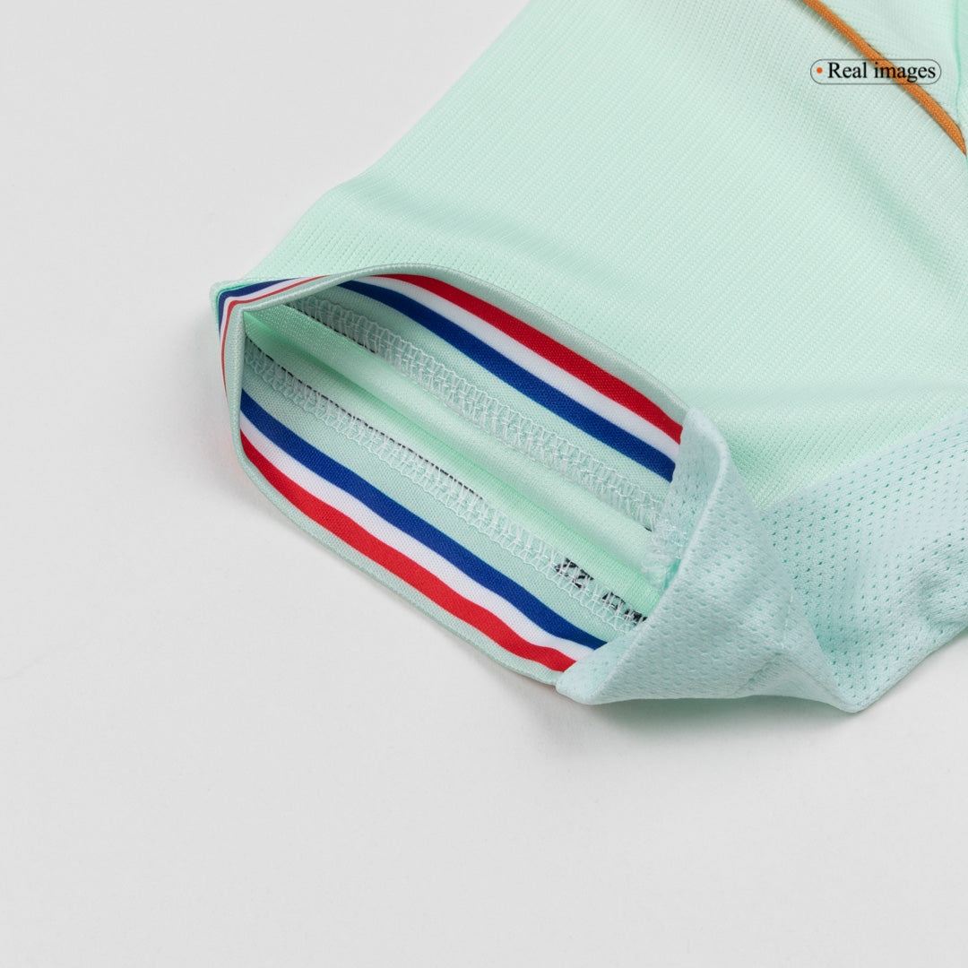 Kid's France Away Soccer Jersey Kit(Jersey+Shorts) World Cup 2026 White