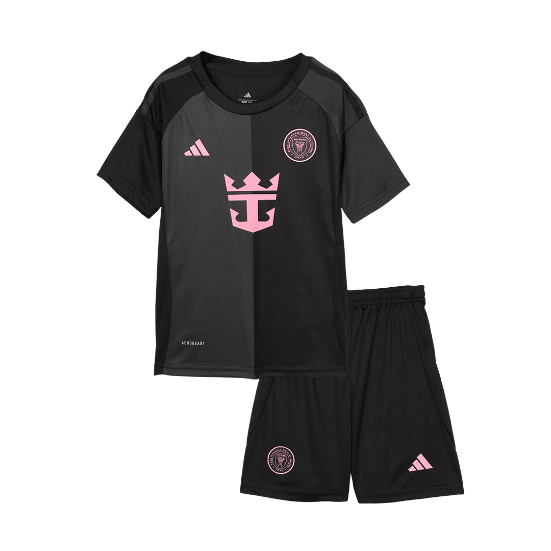 Kid's Inter Miami CF Away Football Shirt Kit(Jersey+Shorts) 2025