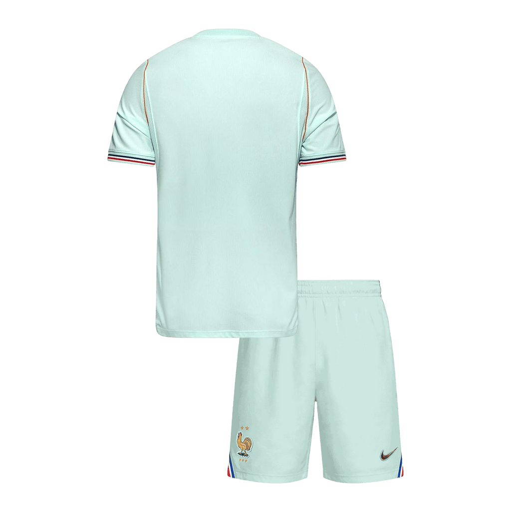 Kid's France Away Soccer Jersey Kit(Jersey+Shorts) World Cup 2026 White