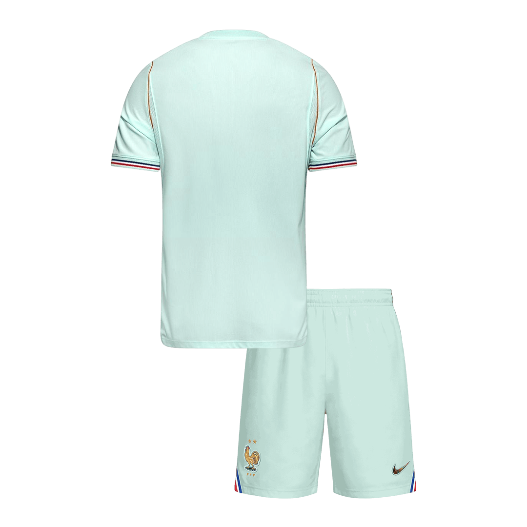 Kid's France Away Soccer Jersey Kit(Jersey+Shorts) World Cup 2026 White