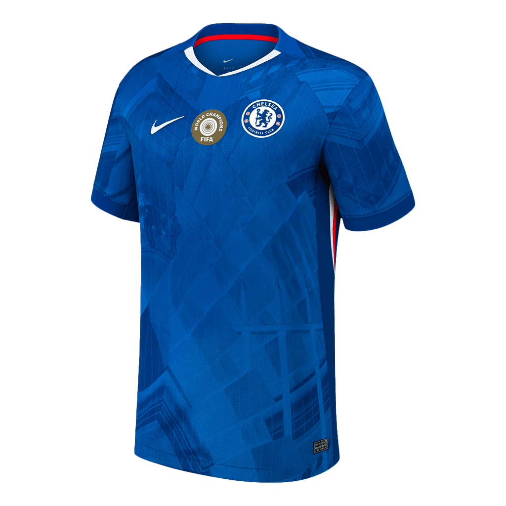 WORLD CHAMPIONS #25 Chelsea Home Football Shirt 2025/26 Blue - with chest badge