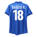 Retro BAGGIO R. #18 1998 Italy Home Football Shirt