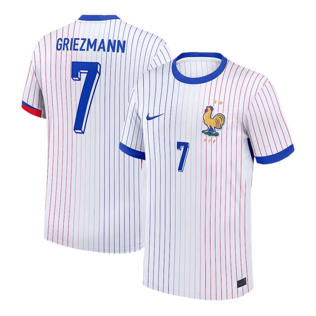 GRIEZMANN #7 France Away Football Shirt Euro 2024