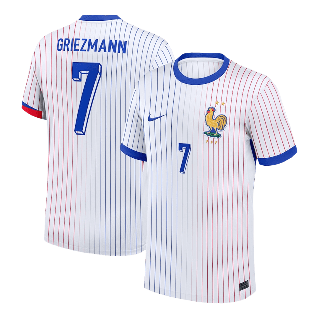 GRIEZMANN #7 France Away Football Shirt Euro 2024