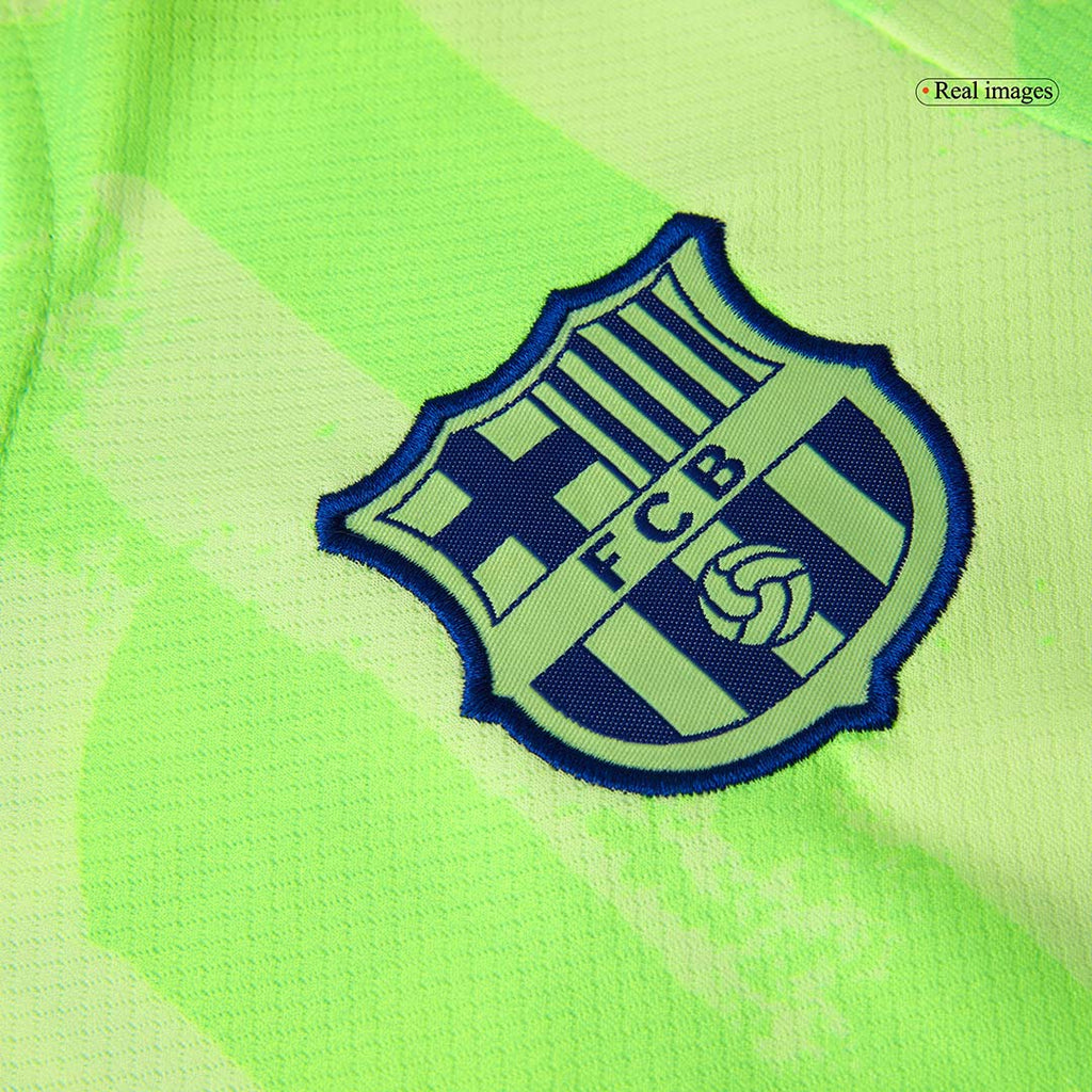 Kids Barcelona Custom Third Away Football Kits 2024/25