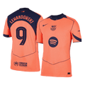Player Version LEWANDOWSKI #9 Barcelona Third Away Football Shirt 2025/26
