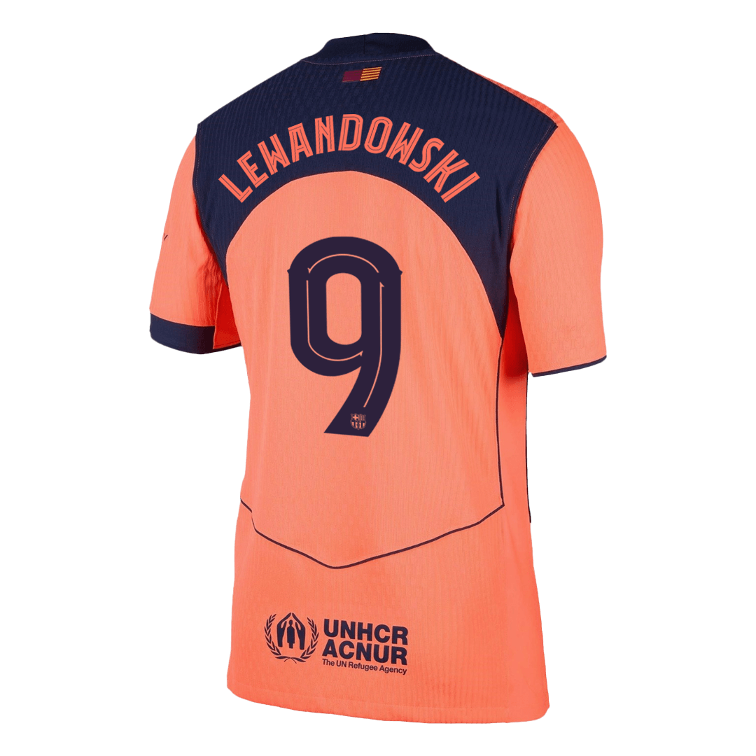 Player Version LEWANDOWSKI #9 Barcelona Third Away Football Shirt 2025/26