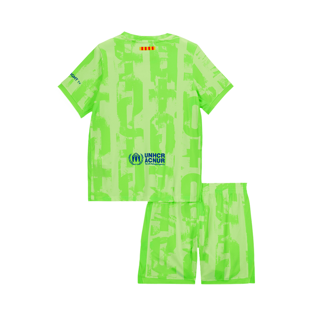 Kids Barcelona Custom Third Away Football Kits 2024/25