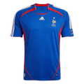 Men Retro Fan Version France Home Soccer Jersey World Cup 2006 Blue