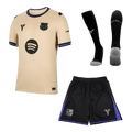 Barcelona Away Football Shirt Kit(Jersey+Shorts+Socks) 2025/26 Yellow&Black