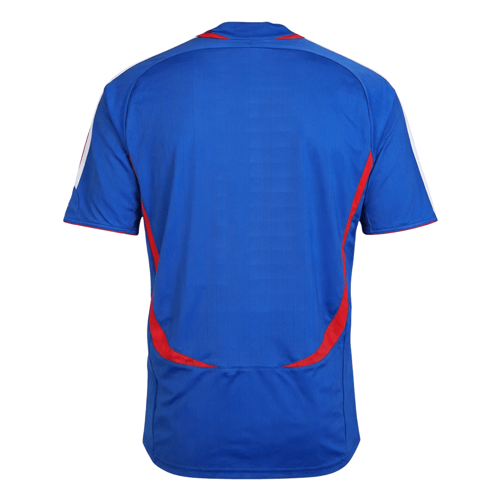Men Retro Fan Version France Home Soccer Jersey World Cup 2006 Blue