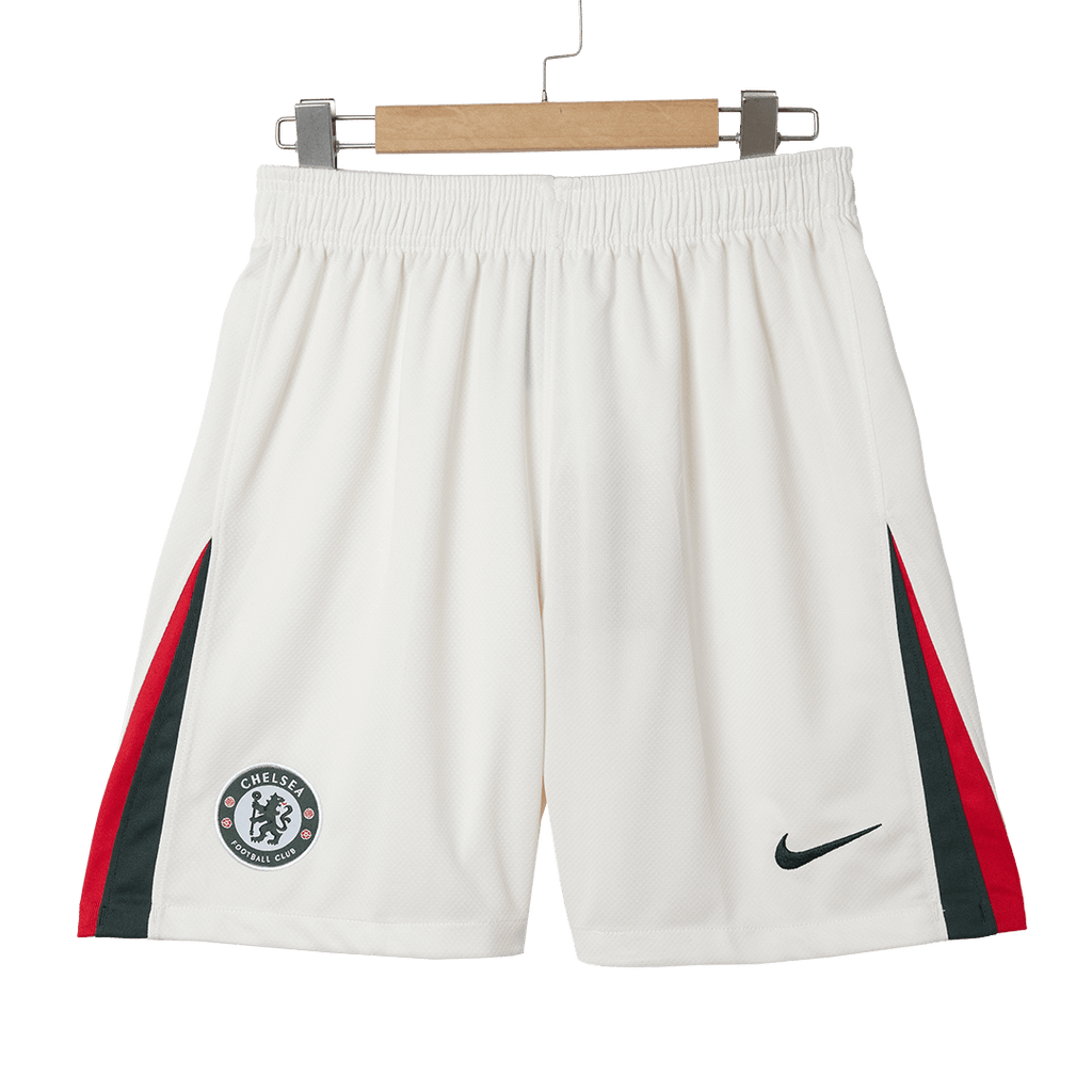 Chelsea Away Football Shorts 25/26 White