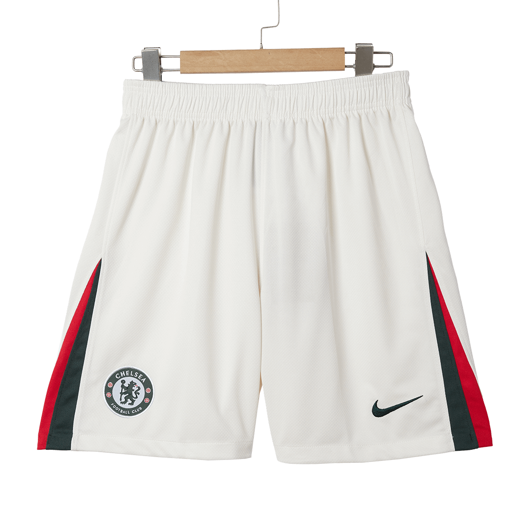Chelsea Away Football Shorts 25/26 White