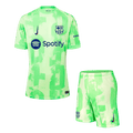 Barcelona Third Away Football Shirt Kit(Jersey+Shorts) - UCL