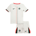 Kid's Chelsea Away Football Shirt Kit(Jersey+Shorts) 2025/26 White