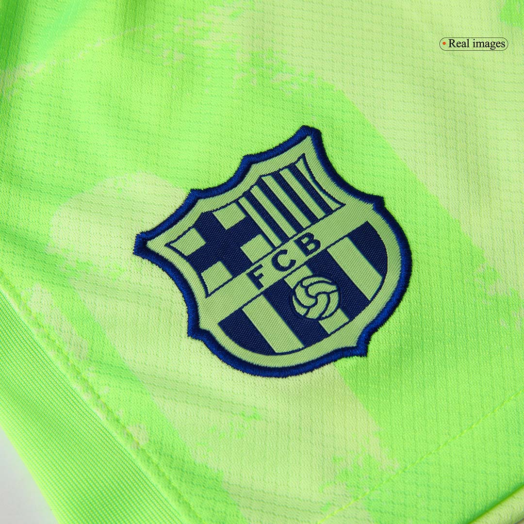 Barcelona Third Away Football Shirt Kit(Jersey+Shorts) - UCL