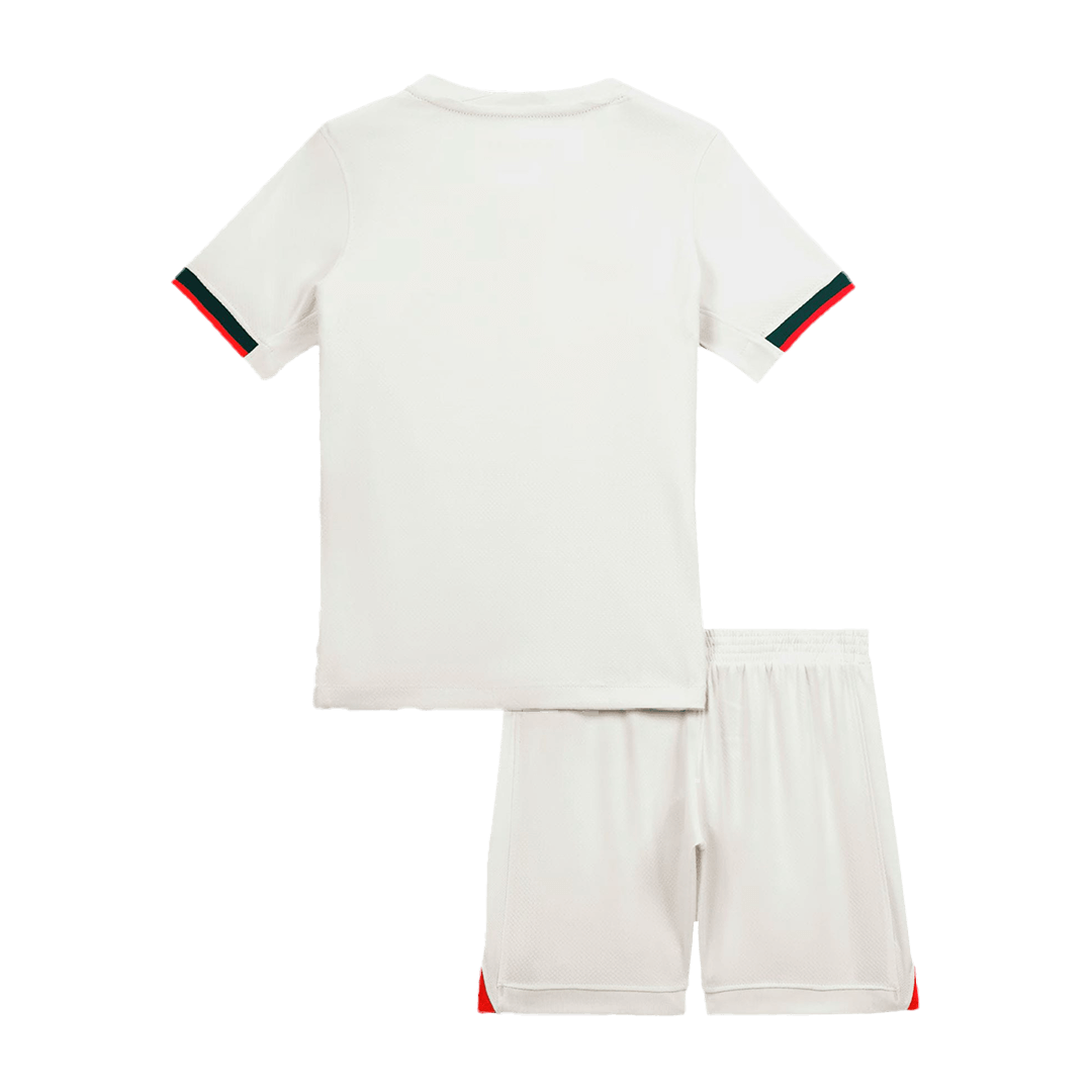 Kid's Chelsea Away Football Shirt Kit(Jersey+Shorts) 2025/26 White