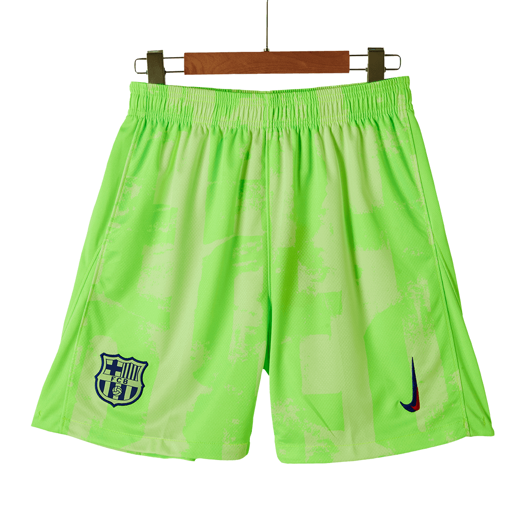 Barcelona Third Away Football Shirt Kit(Jersey+Shorts) - UCL