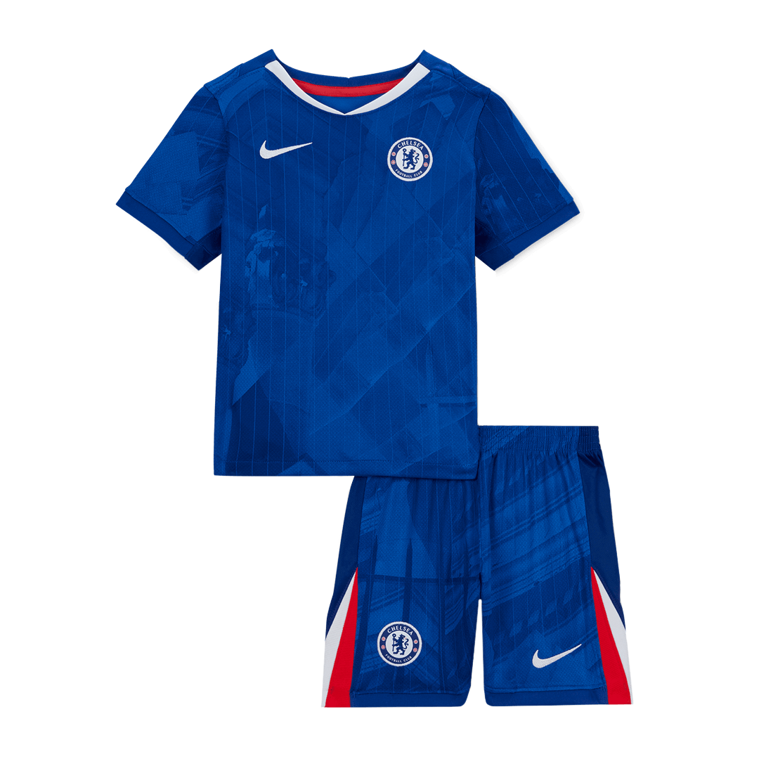 Kid's Chelsea Home Football Shirt Kit(Jersey+Shorts) 2025/26 Blue