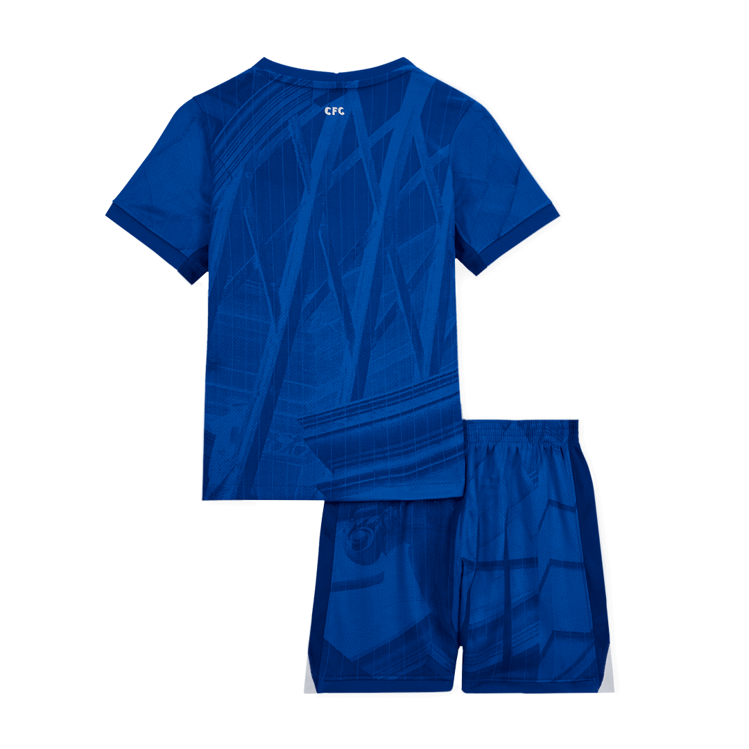 Kid's Chelsea Home Football Shirt Kit(Jersey+Shorts) 2025/26 Blue