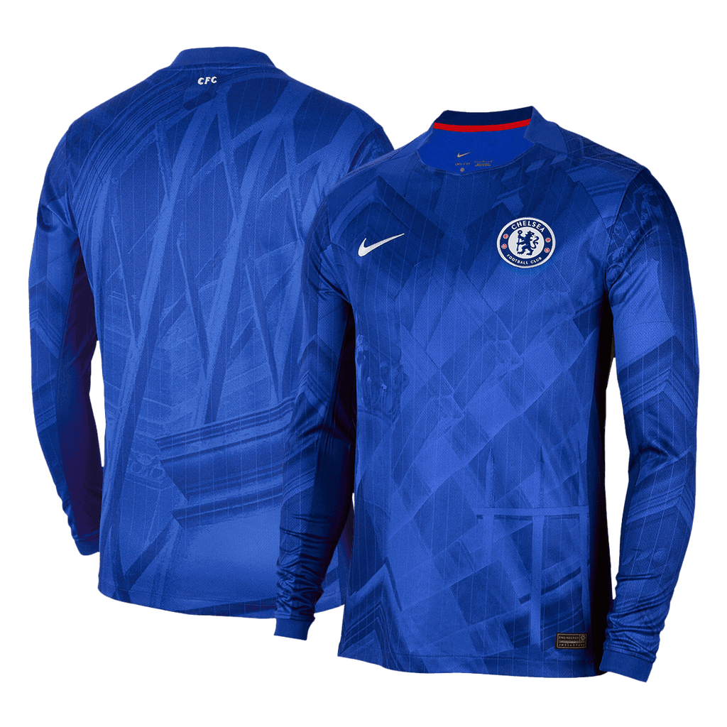 Chelsea Home Long Sleeve Football Shirt 2025/26 Blue