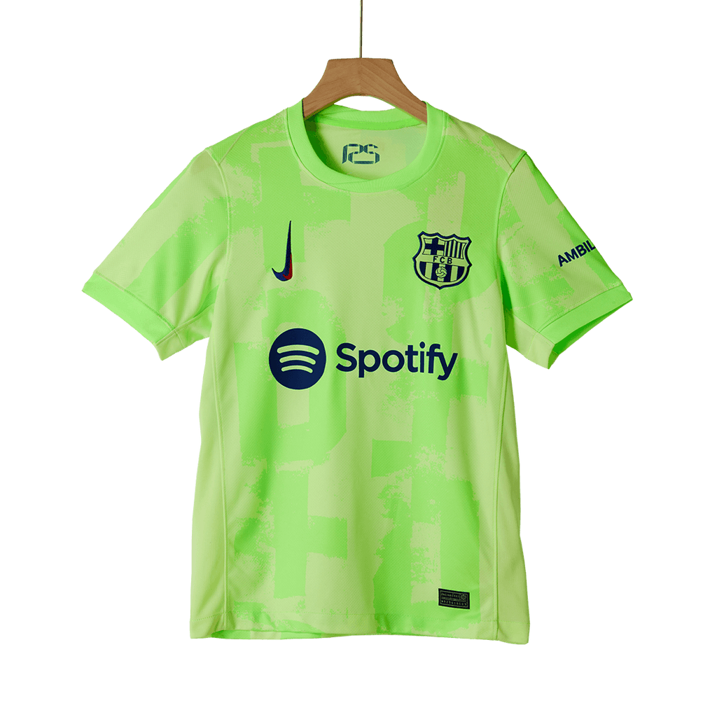 Barcelona Third Away Football Shirt Kit(Jersey+Shorts) - UCL