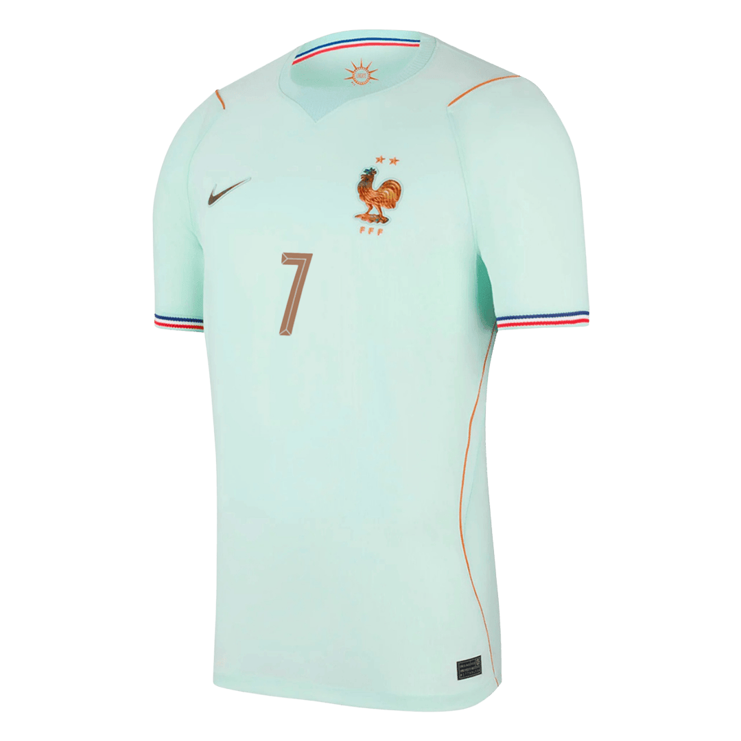 DEMBELE #7 France Away Soccer Jersey World Cup 2026 Blue