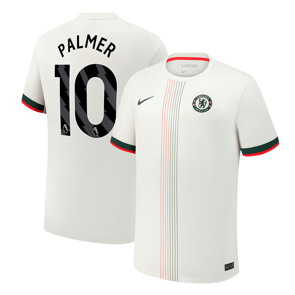 PALMER #10 Chelsea Away Football Shirt 2025/26 White
