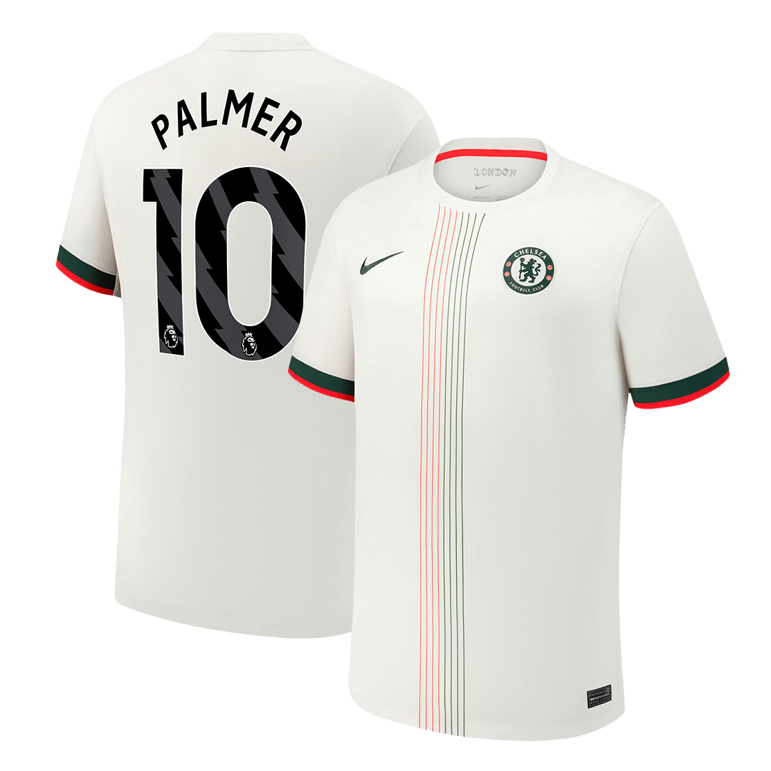 PALMER #10 Chelsea Away Football Shirt 2025/26 White