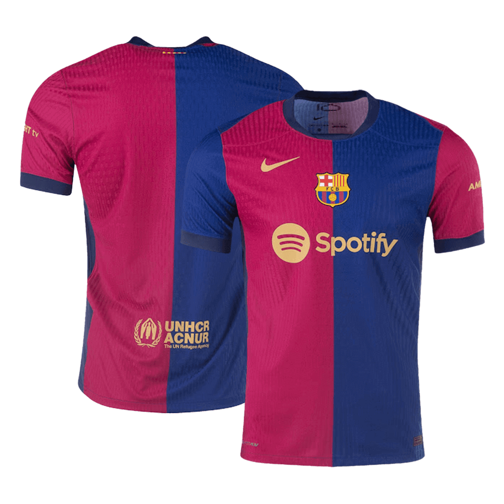 Player Version Barcelona Home Football Shirt 2024/25 - old sponsor