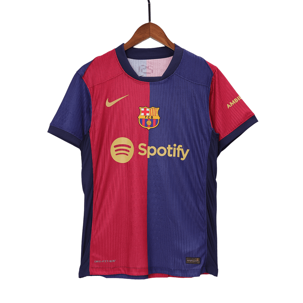 Player Version Barcelona Home Football Shirt 2024/25 - old sponsor
