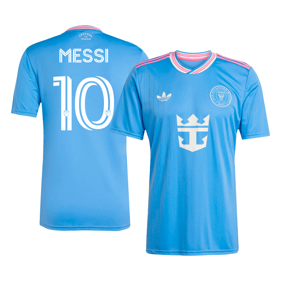 MESSI #10 Inter Miami Third away Football Shirt 2025 Blue