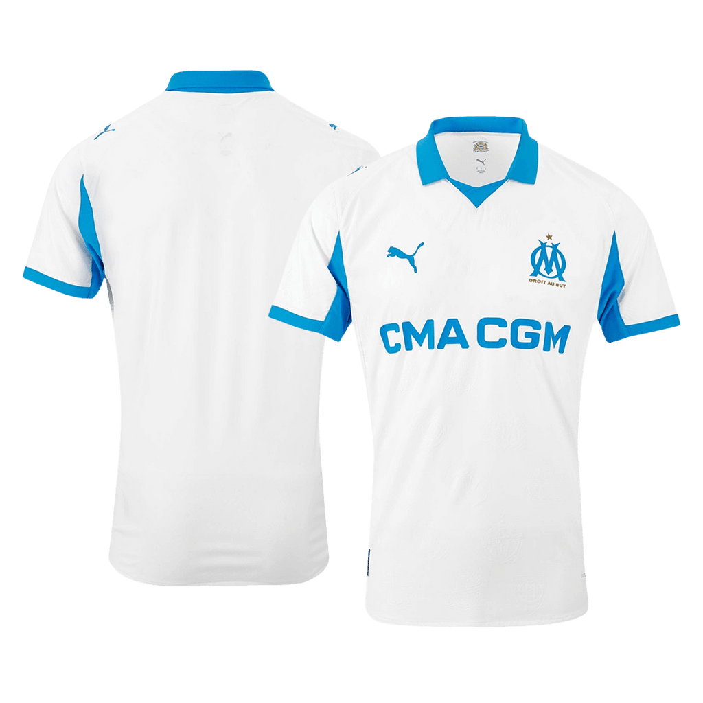 Player Version Marseille Home Football Shirt 25/26 White