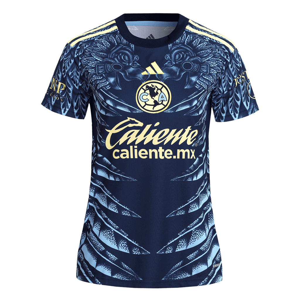 Women's Club America Away Football Shirt 2025/26 Navy