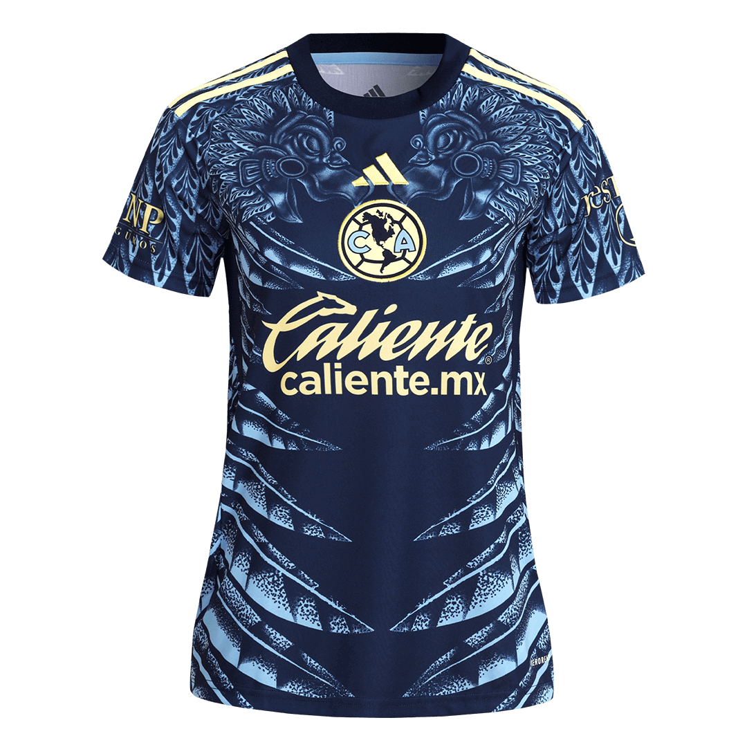Women's Club America Away Football Shirt 2025/26 Navy