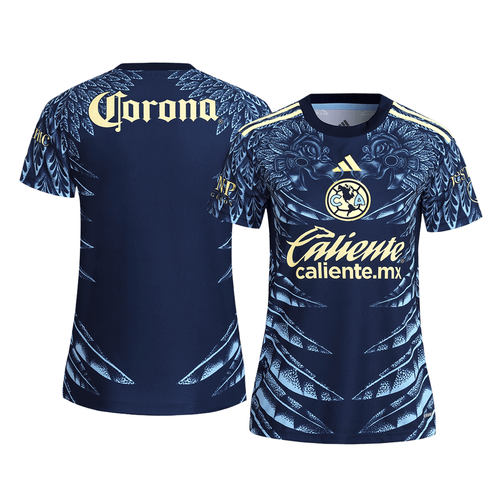 Women's Club America Away Football Shirt 2025/26 Navy