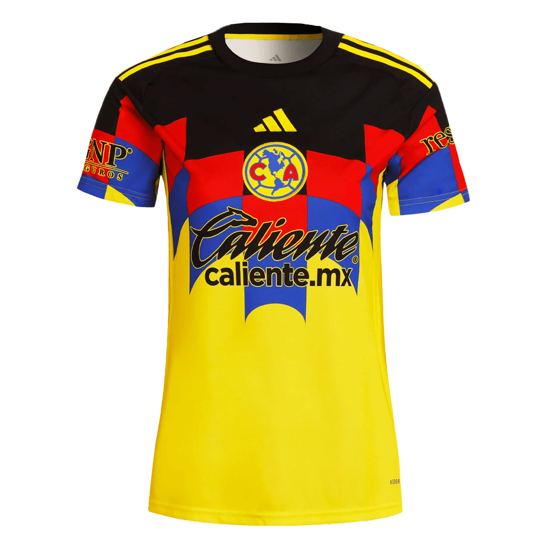 Women's Club America Home Football Shirt 2025/26 Yellow