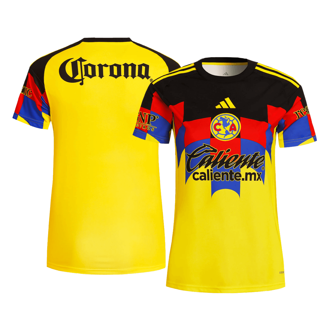 Women's Club America Home Football Shirt 2025/26 Yellow