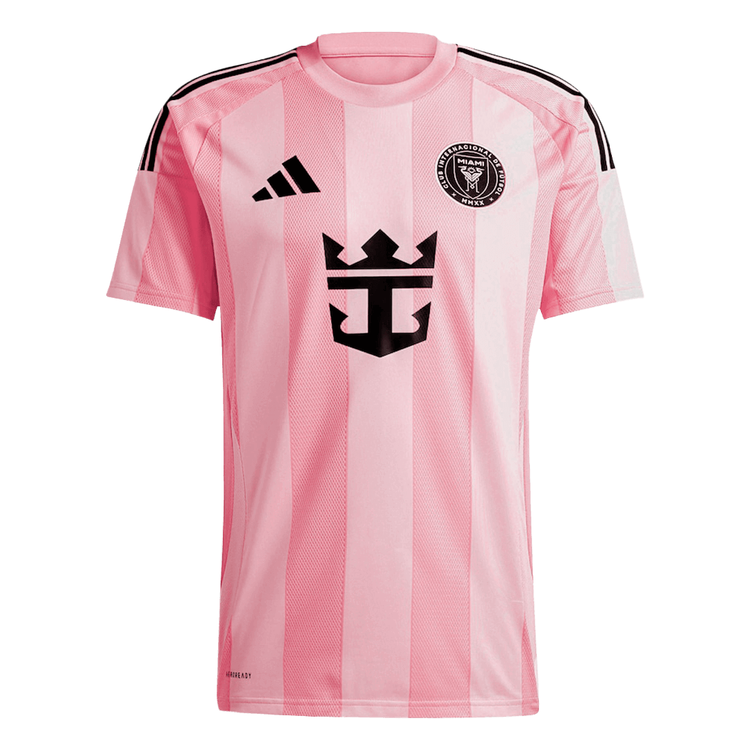 DE PAUL #7 Inter Miami Home Football Shirt 2025 Pink