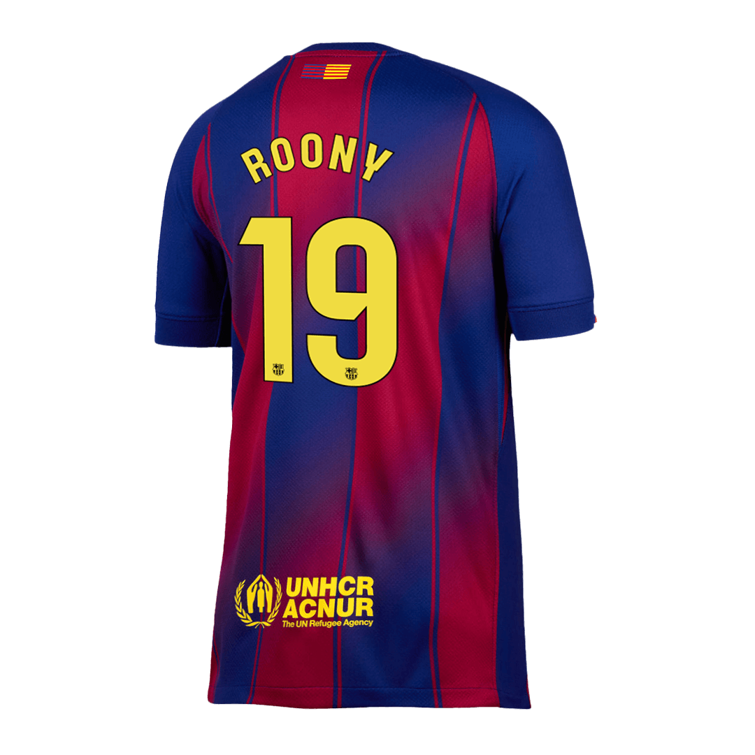 ROONY #19 Barcelona Home Football Shirt 2025/26