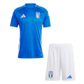 Italy Home Football Shirt Kit(Jersey+Shorts) Euro 2024
