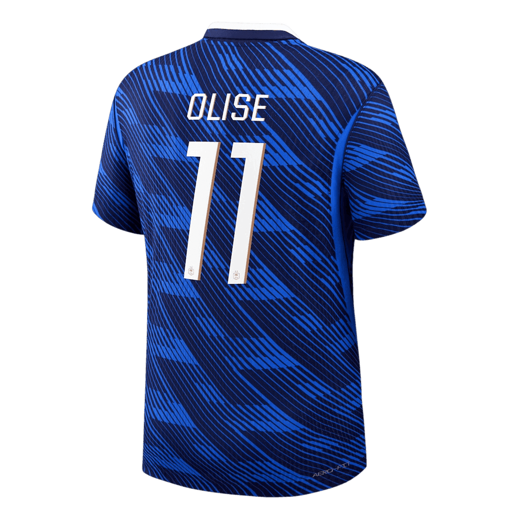 Player Version OLISE #11 France Home Soccer Jersey 2026