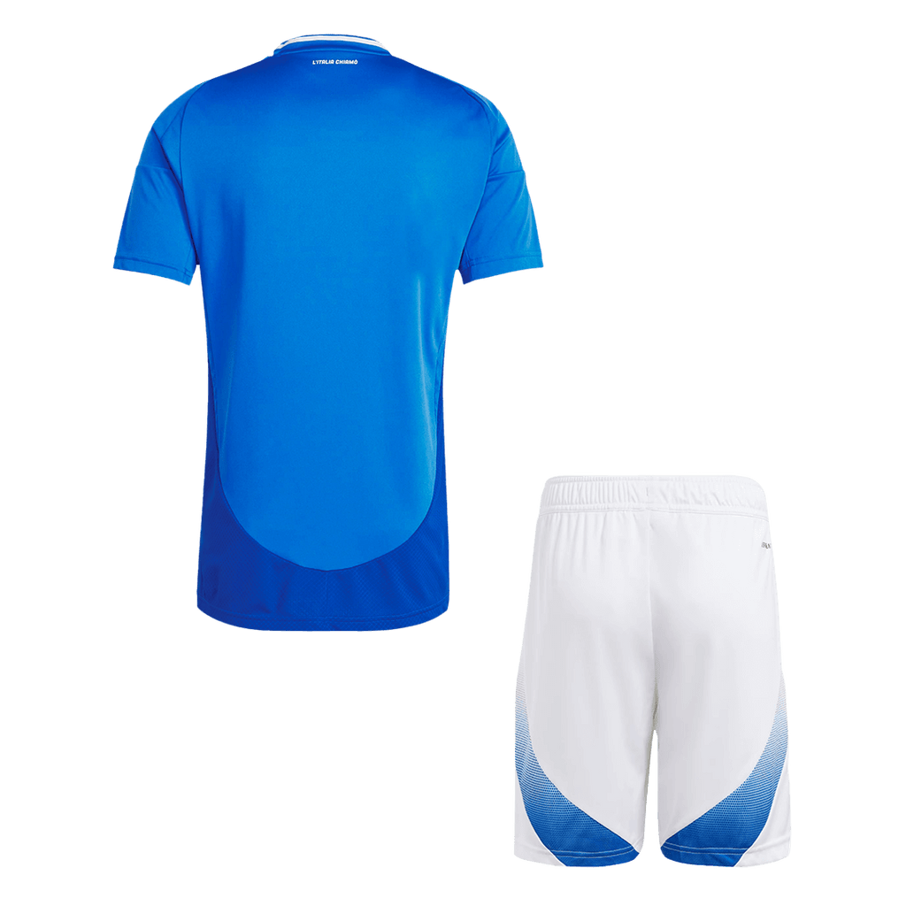 Italy Home Football Shirt Kit(Jersey+Shorts) Euro 2024