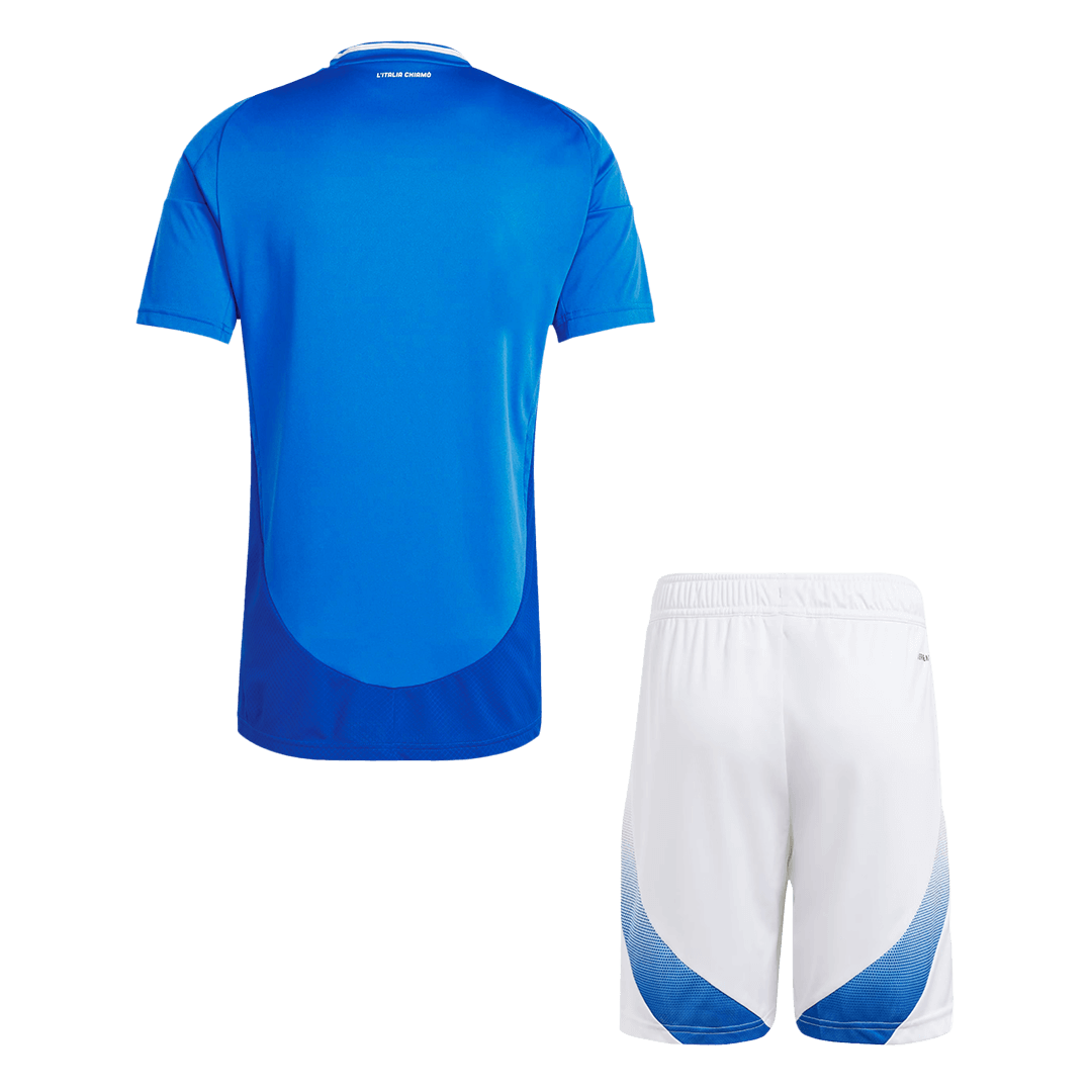 Italy Home Football Shirt Kit(Jersey+Shorts) Euro 2024