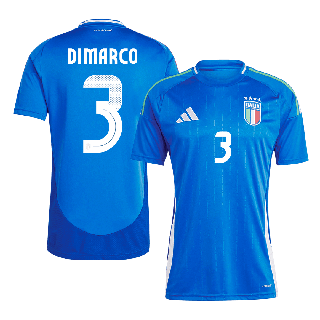 DIMARCO #3 Italy Home Football Shirt Euro 2024