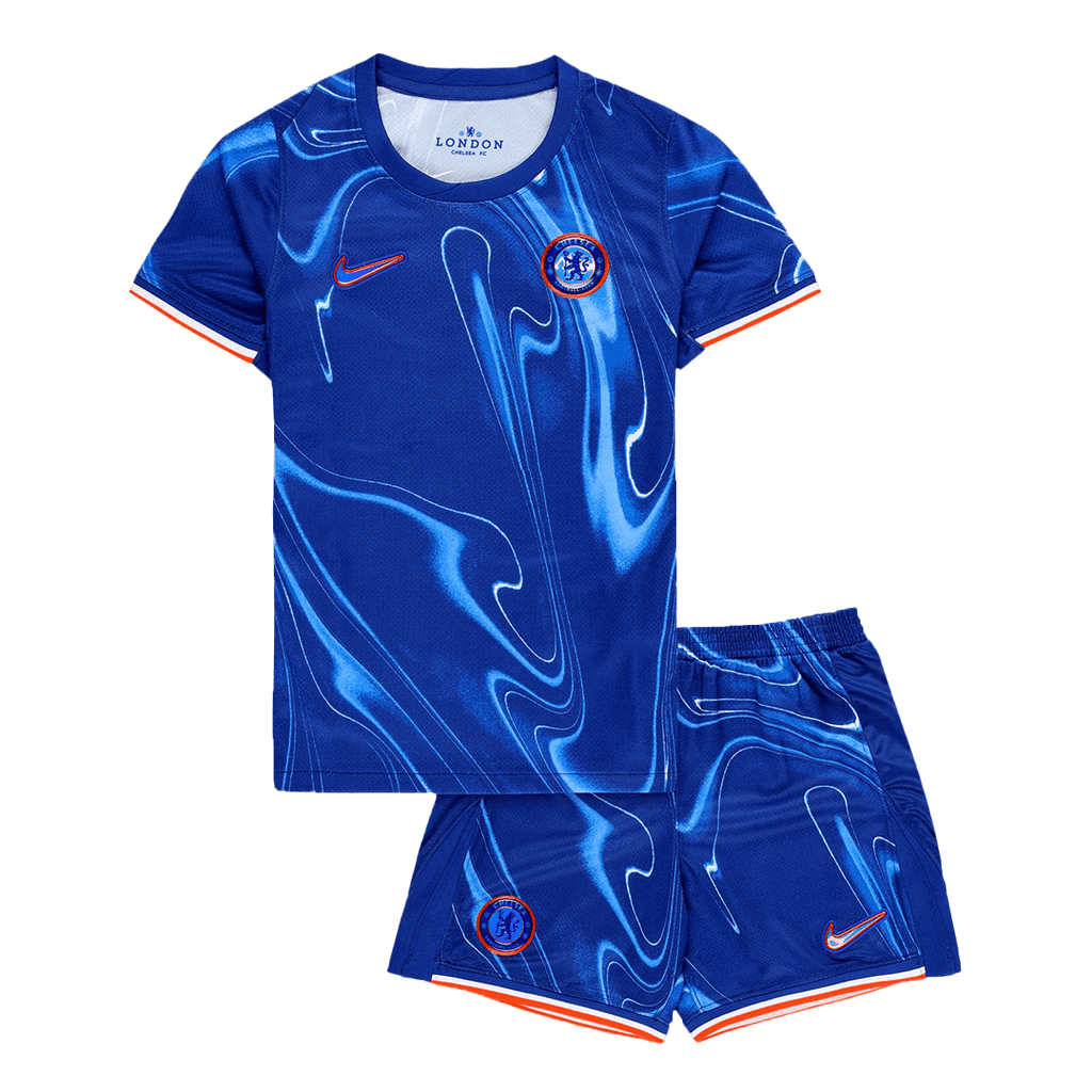 Kid's Chelsea Home Football Shirt Kit(Shirt+Shorts) 2024/25