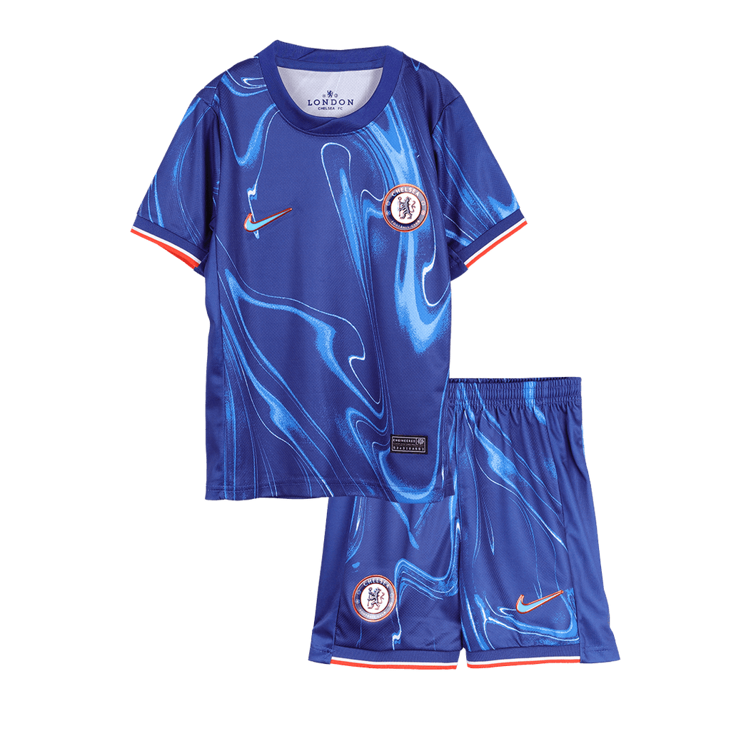 Kid's Chelsea Home Football Shirt Kit(Shirt+Shorts) 2024/25