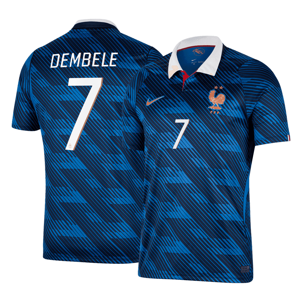 DEMBÉLÉ #7 France Home Soccer Jersey World Cup 2026 Blue