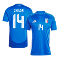 CHIESA #14 Italy Home Football Shirt Euro 2024